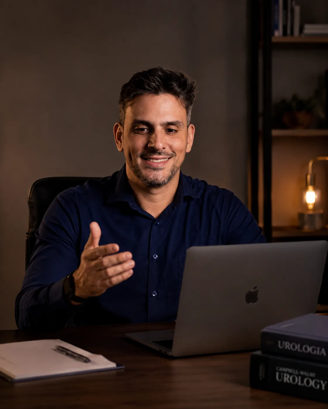Dr. Adriano Caldeira, urologista, em consulta online