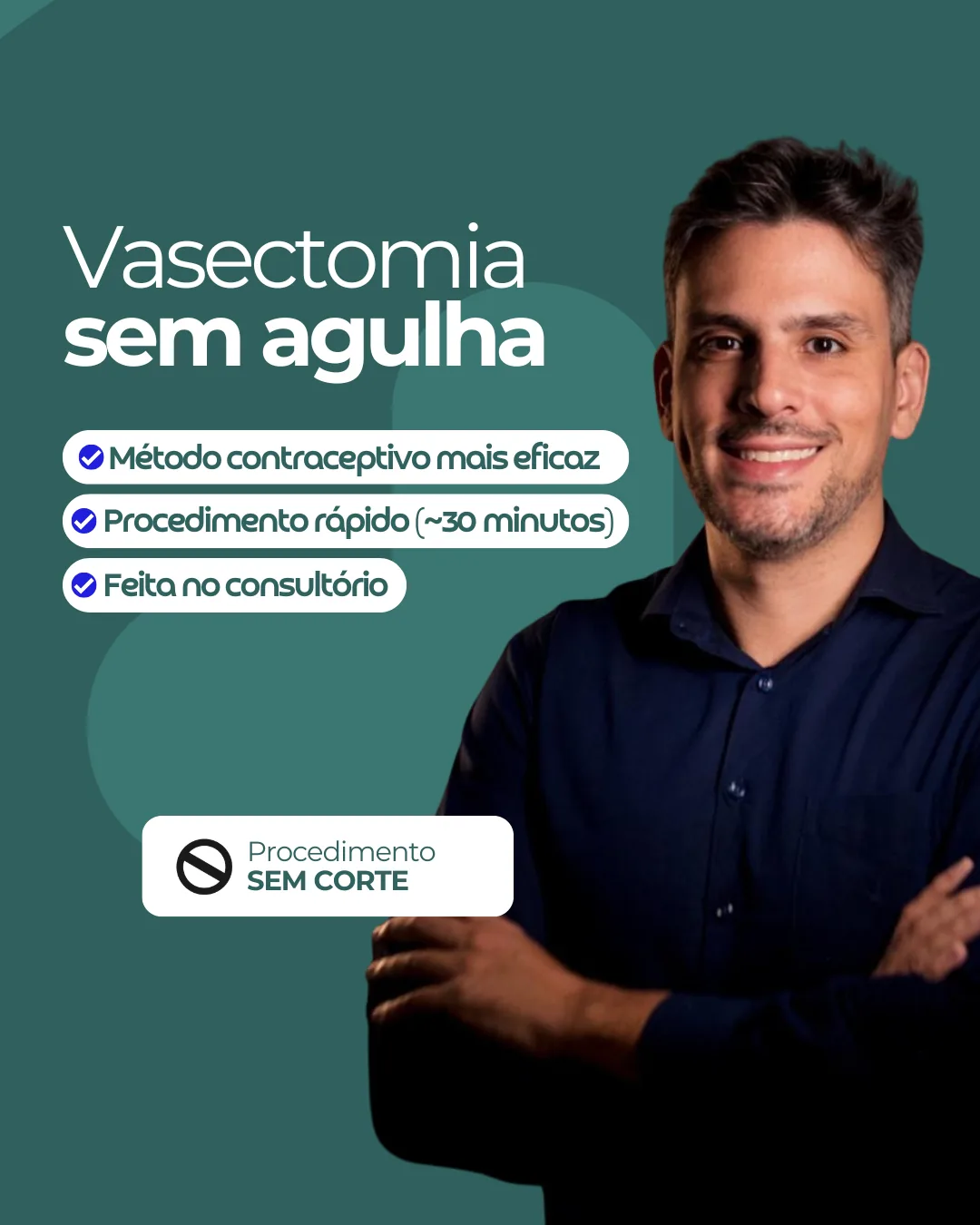 Vasectomia sem agulha e circuncisão com grampeador — Dr. Adriano Caldeira